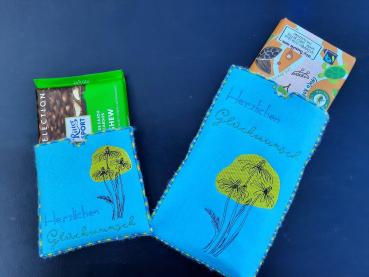 Preview: ITH - Stickdatei Schokoladenhülle Flower